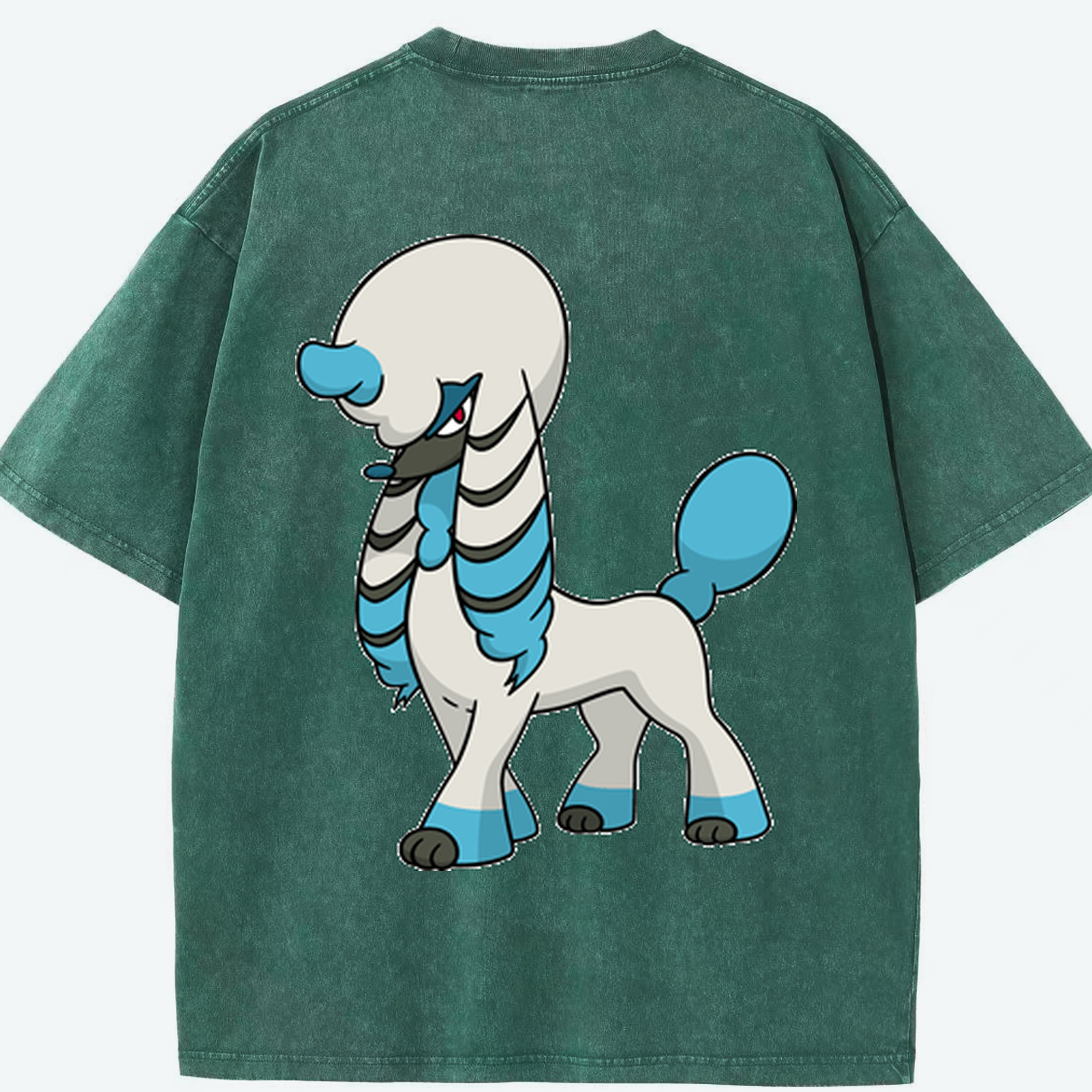 （画像用） ポケットモンスター Pokémon 綿100% ヴィンテージ風 半袖Tシャツ（背面プリント）